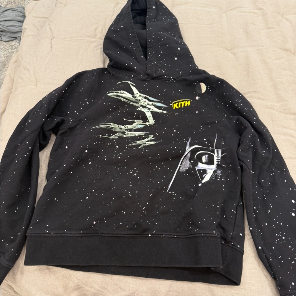 Kith Black Star Wars Graphic Hoodie
